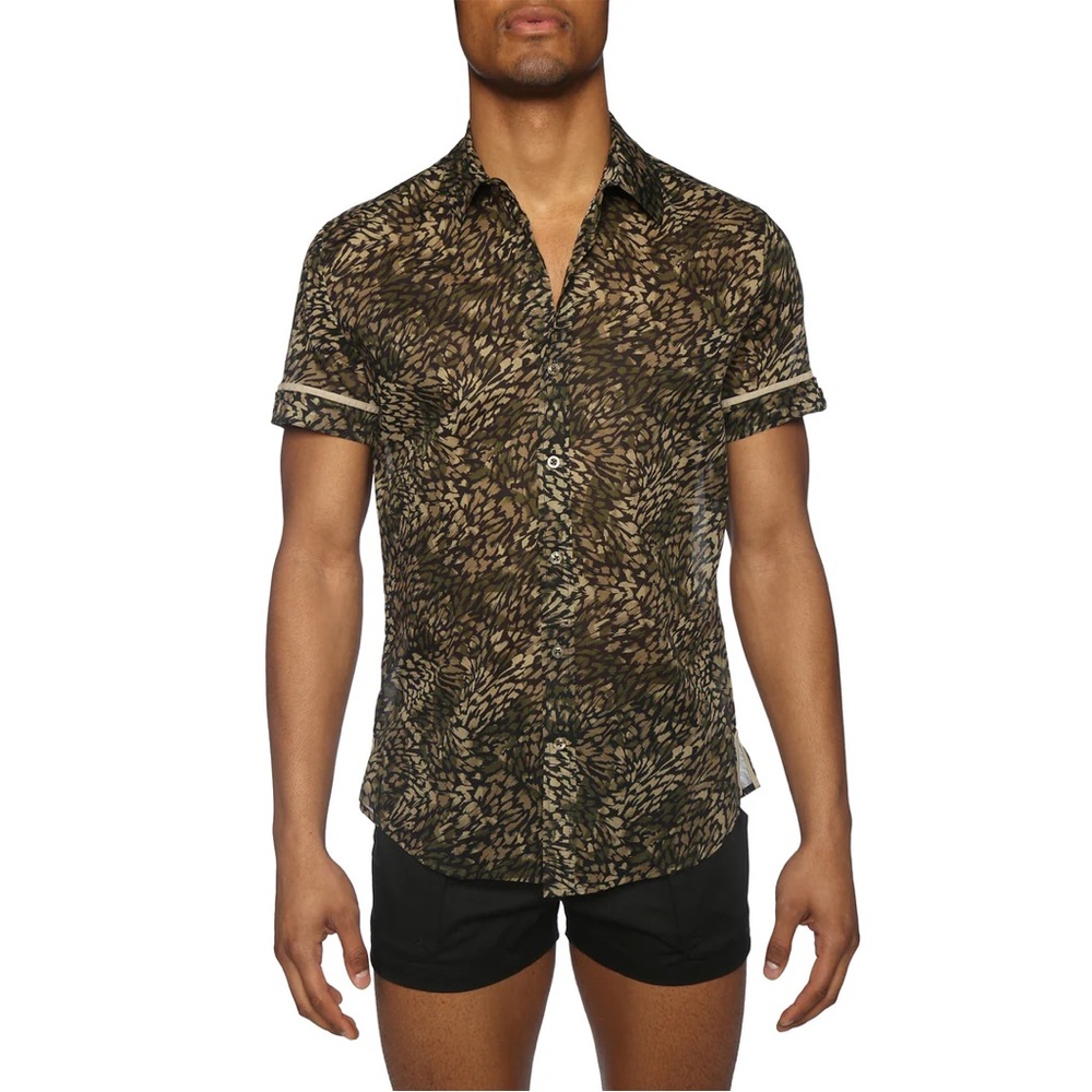 Parke & Ronen Short Sleeve Patterned Shirt